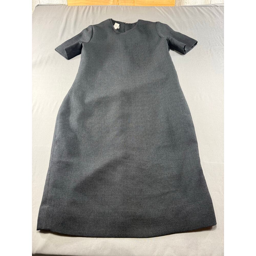 Vintage Henry Lee Petites Black Shift Dress Women’s  Size 4P Made in USA
